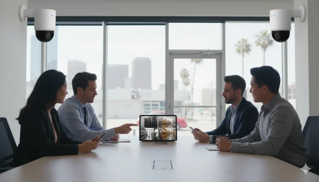 Business Security Cameras with Remote Viewing