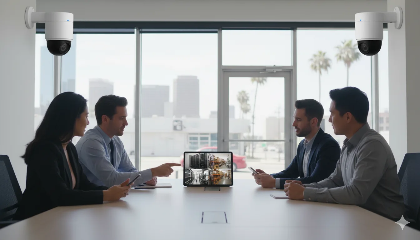 Business Security Cameras with Remote Viewing