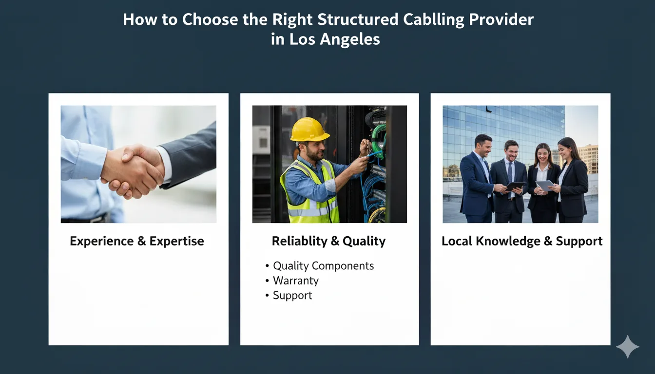 How to Choose the Right Structured Cabling Provider in Los Angeles