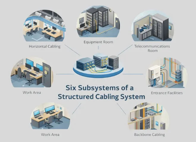 Six Subsystems of a Structure Cabling System