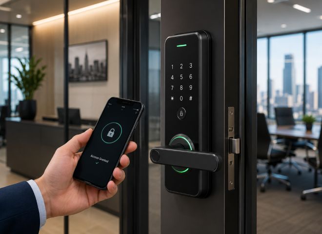 Smart Door Locks for Business in Los Angeles