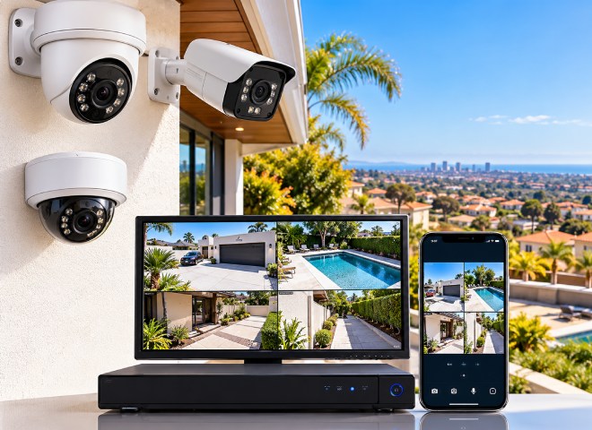 4K Home Security Camera System in Orange County